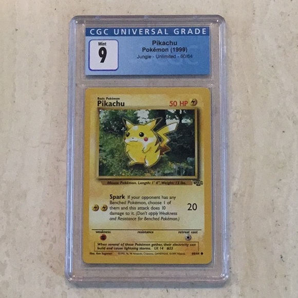 Pokemon Other - Pokemon Pikachu 60/64 Jungle 1999 CGC 9